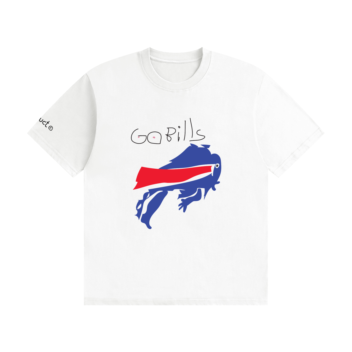 Product©️ "Go Bills" Unisex Seamless Cotton T-Shirt