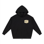 Product©️ "Box Logo / DREdiohead" Unisex Loose Solid Full Zip Hoodie