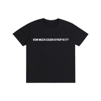 Product©️"Why...??" Black Pure Cotton Unisex T-Shirt
