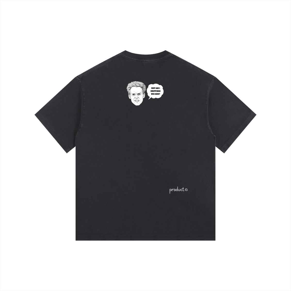 Product©️"NOOO PHOTOGRAPHS!" Vintage Washed Oversized Cotton T-Shirt