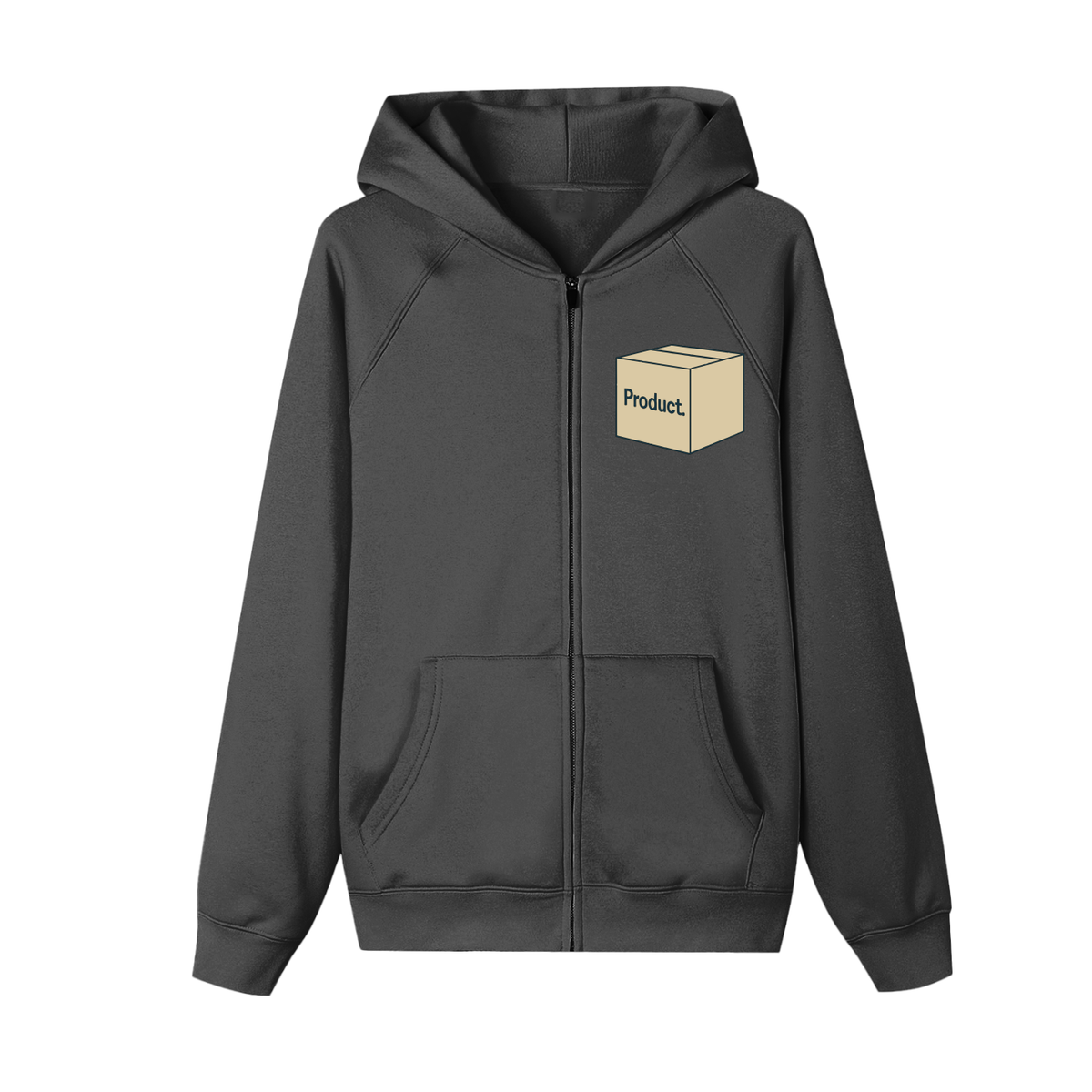 Product©️ "Box Logo / OK Chronic" Essential Zip-up Fleece Hoodie