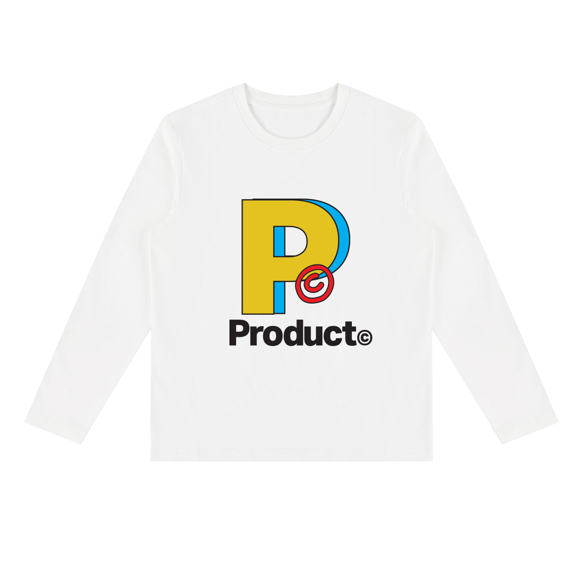 Product©️ "Empty Vee" Unisex Heavyweight Long Sleeve T-Shirt