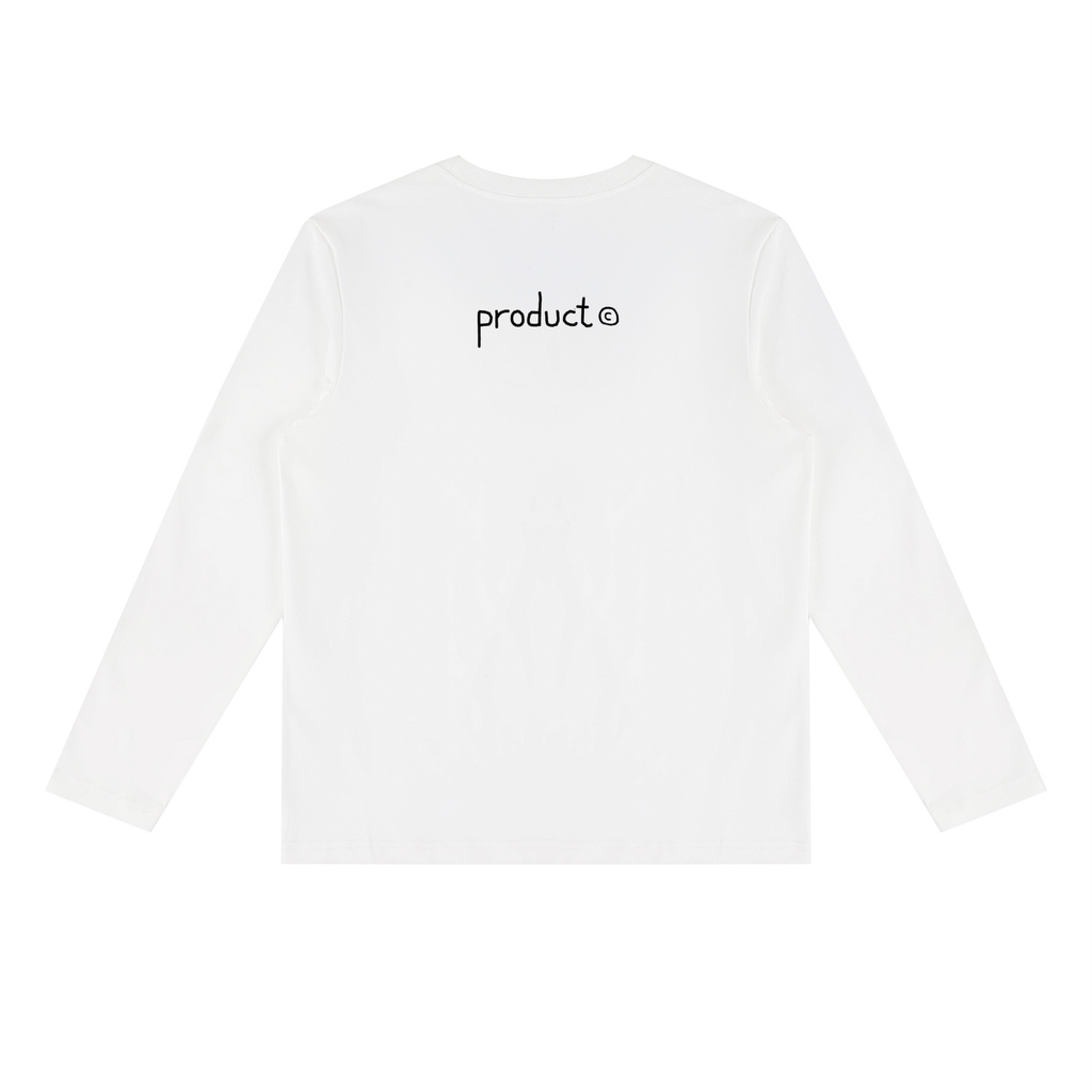 Product©️ "Empty Vee" Unisex Heavyweight Long Sleeve T-Shirt