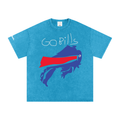 Product©️ "Go Bills" Snow Washed Oversized Cotton T-Shirt