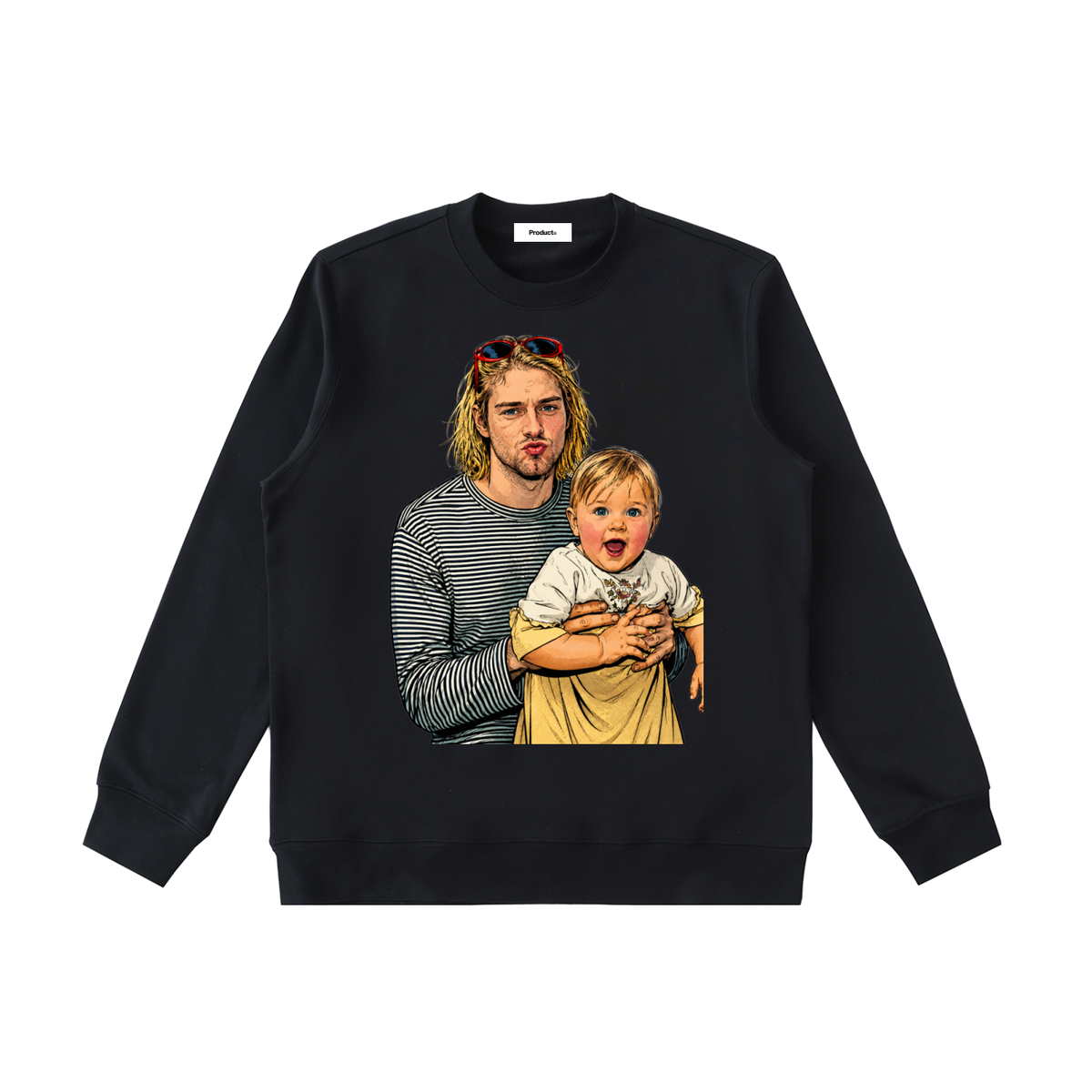 Product©️ "Cobain Fam" Essential Heavyweight Crewneck  Sweatshirt