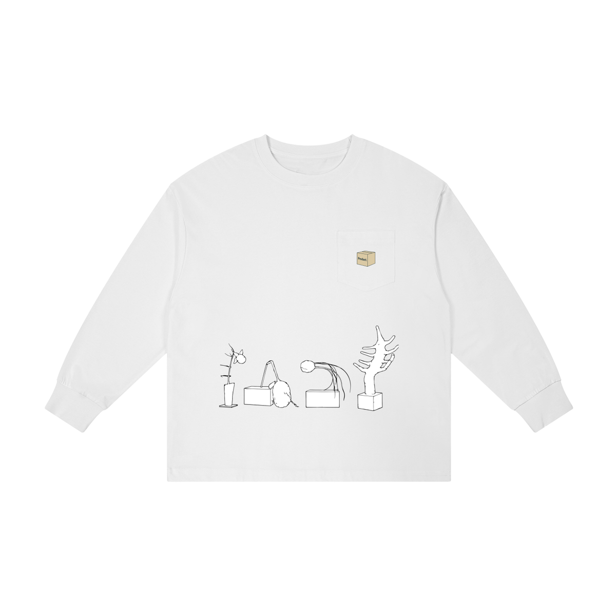 Product©️"Delia" Kid's Long Sleeve T-Shirt