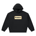 Product©️ "Glowing Logo" Unisex Heavyweight Fleece Pocketless Boxy Hoodie