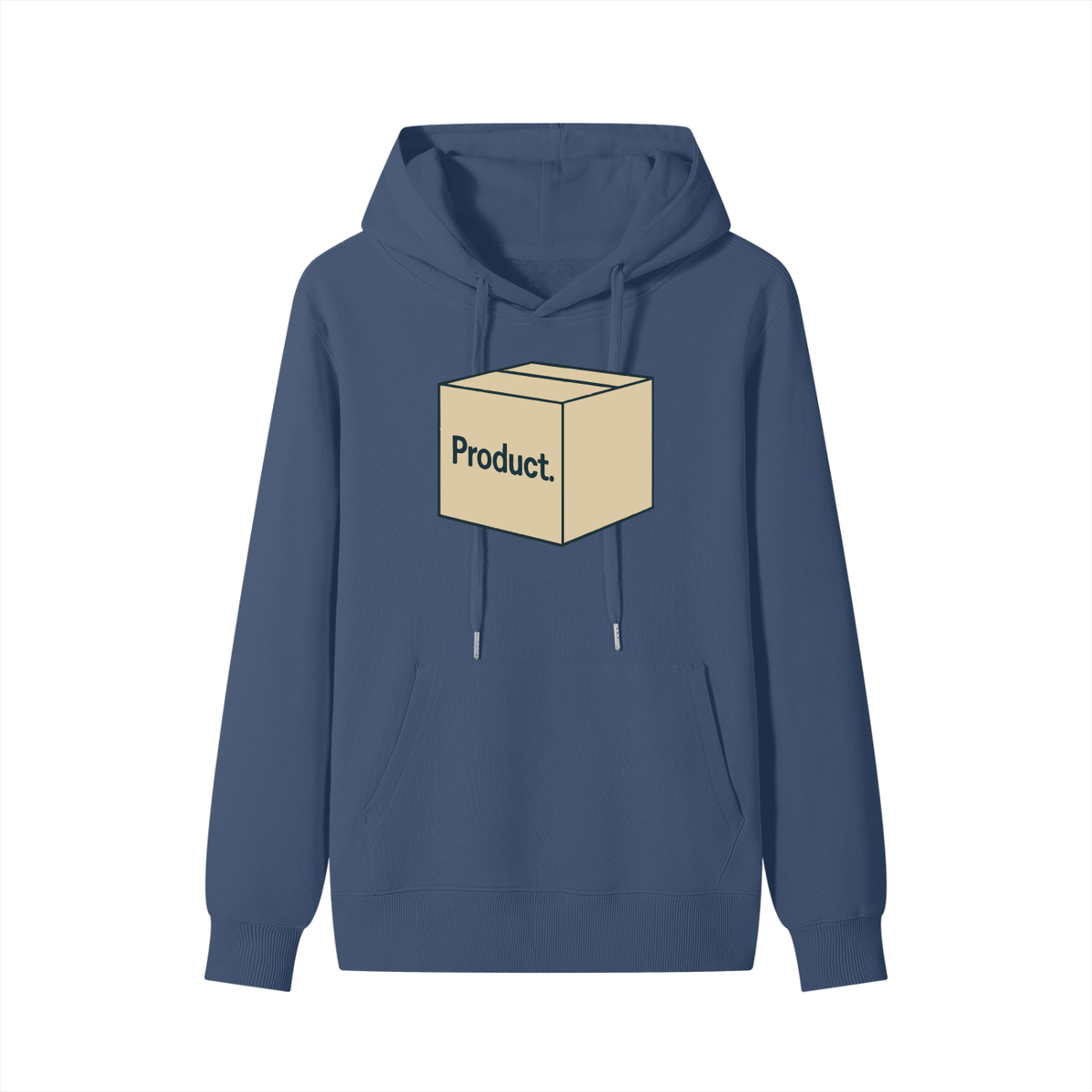 Product©️ "Box Logo" Classic Unisex Cotton Hoodie