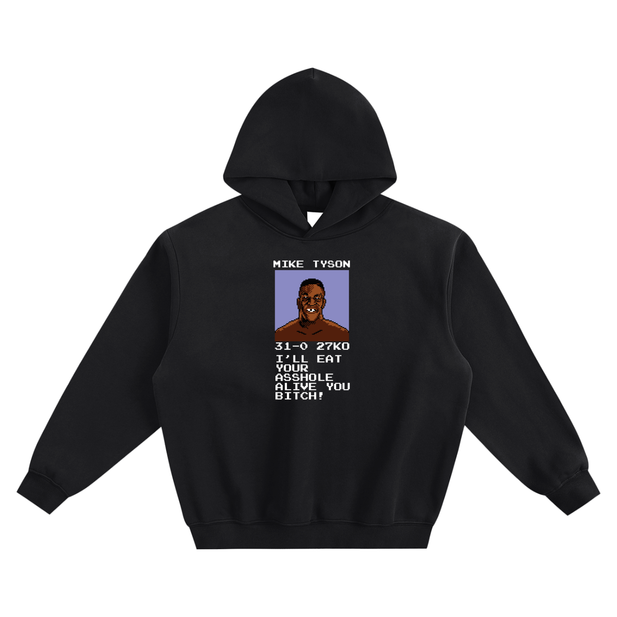 Product©️ "Like Mike" Fleeced Pocketless Boxy Hoodie