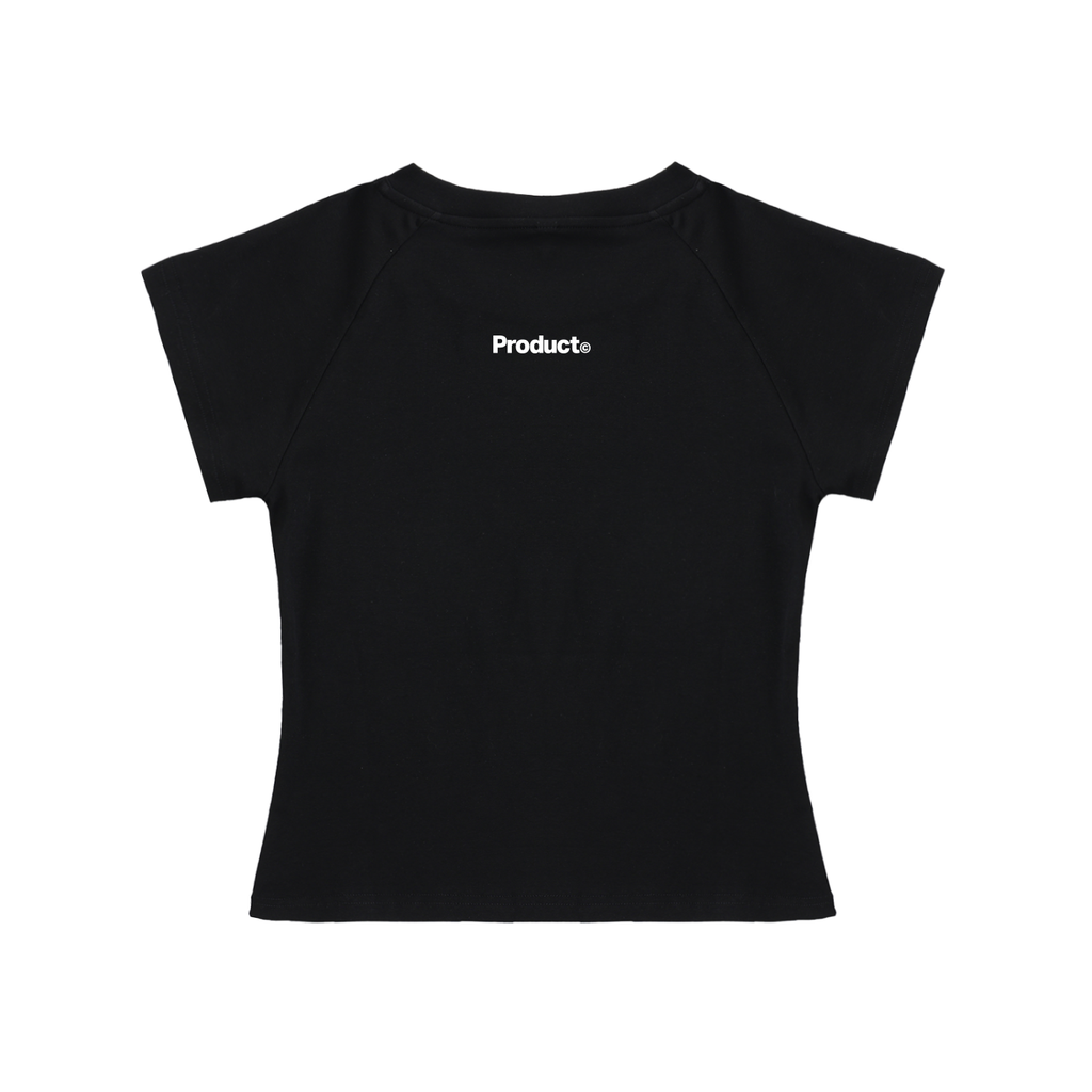 Product©️ "Uhhh..." Solid Color Raglan Sleeve Crop Top