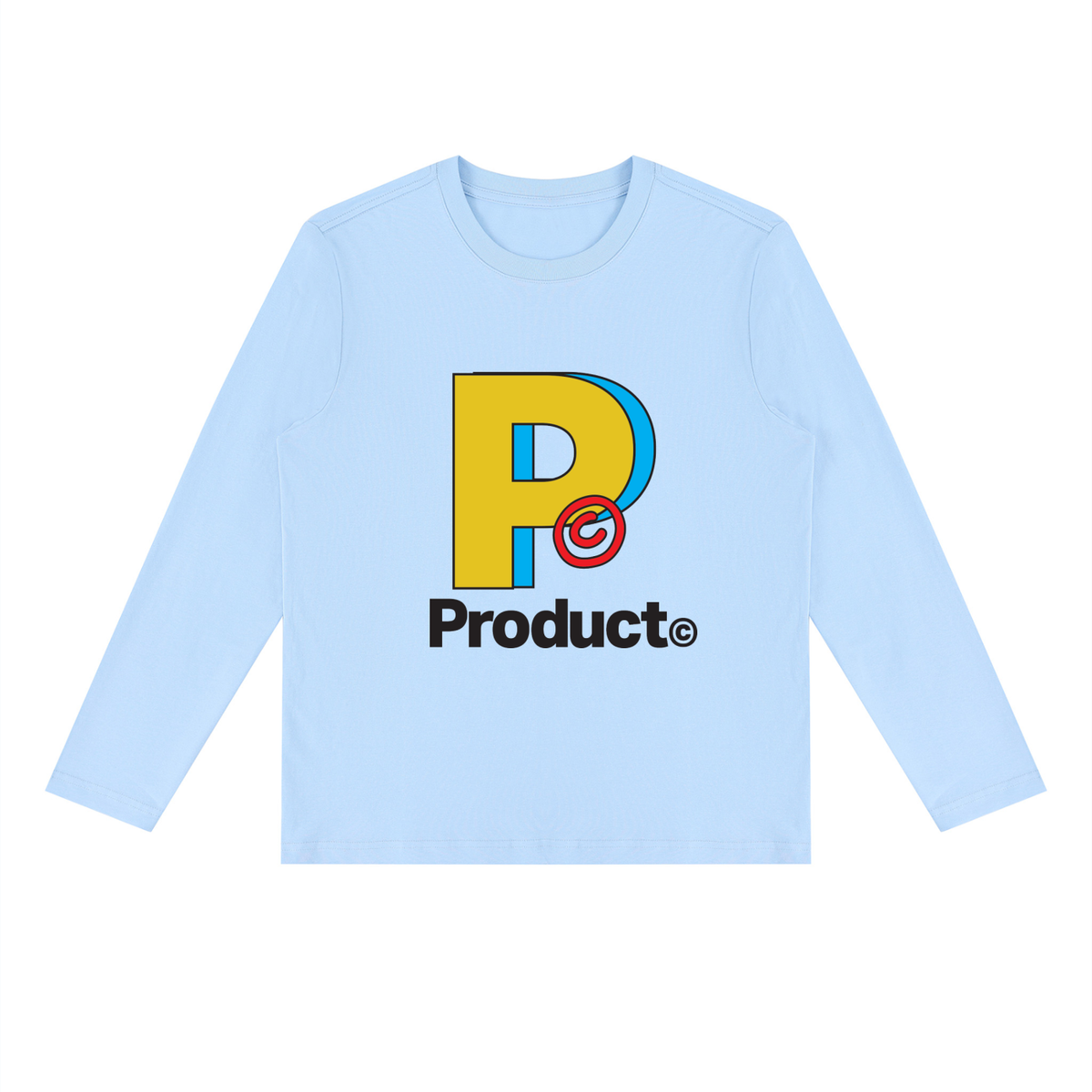 Product©️ "Empty Vee" Unisex Heavyweight Long Sleeve T-Shirt