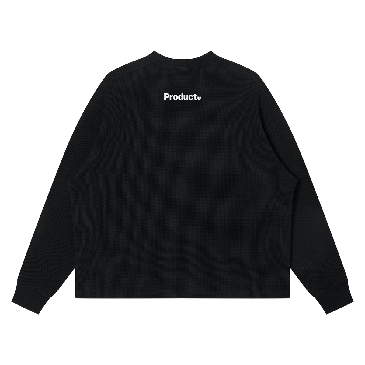 Product©️ "Glam Night" Unisex Waffle Boxy Long Sleeve T-Shirt